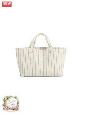 Small Canvas Tote Bag for Women - Structured Mini Handbag with Slip Pocket,